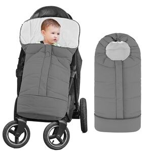 •NEW Yoofoss Stroller Cover Winter Universal Water Resistant Light Grey